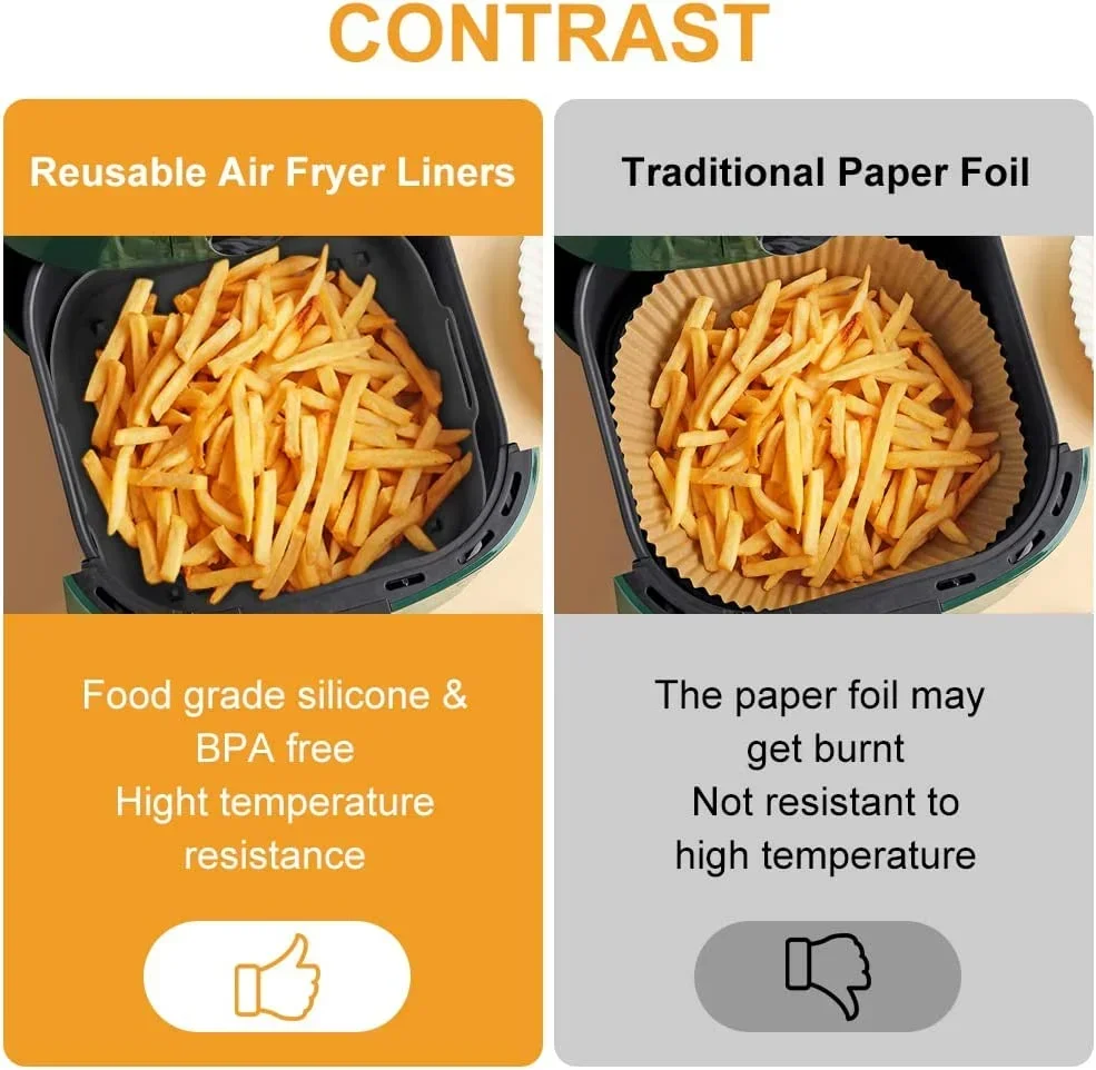 Air Fryer Silicone Pot Thick R - Air Fryer Silicone Pot Liner 评论和价格