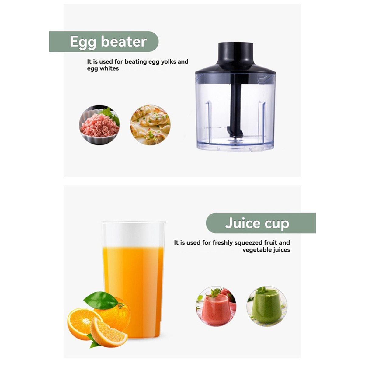wilwill Electric Hand Blender  - Immersion Hand Blender Set 评论和价格