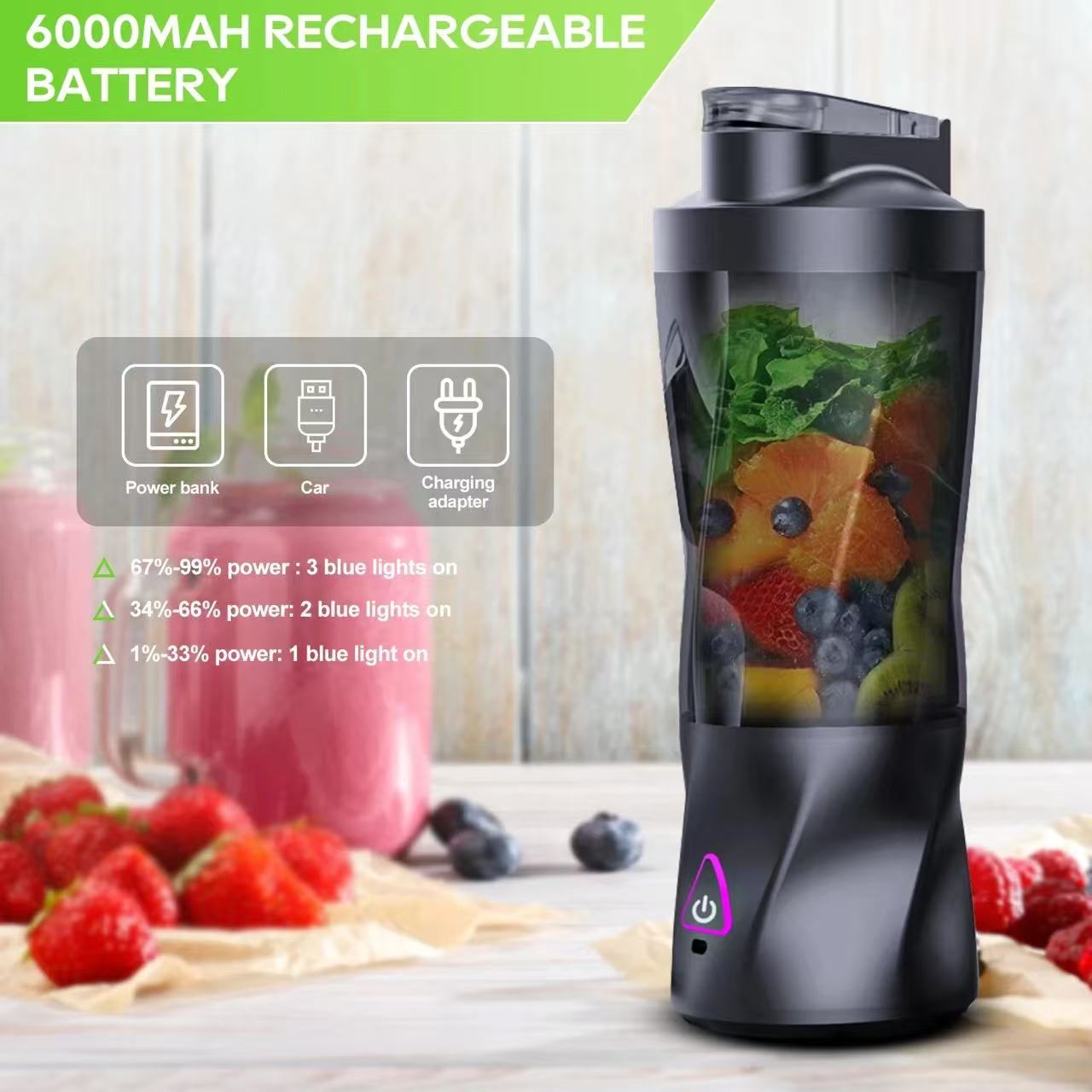 Portable Electric Juicer Blend - Portable Blender Usb Rechargeable 评论和价格