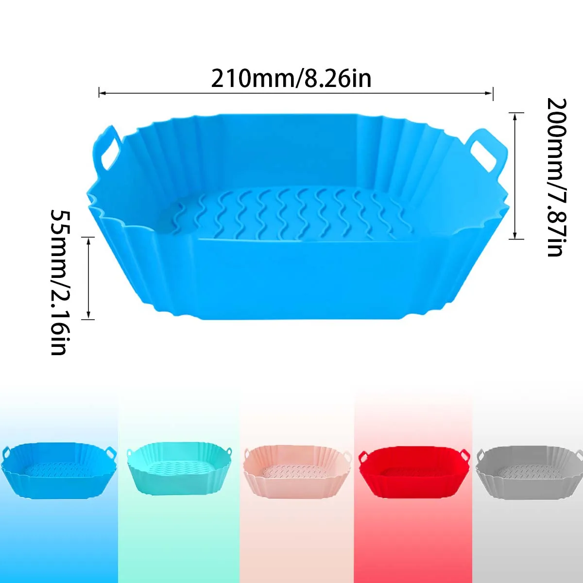Air Fryer Silicone Liners Pot, - Air Fryer Silicone Pot Liner 评论和价格