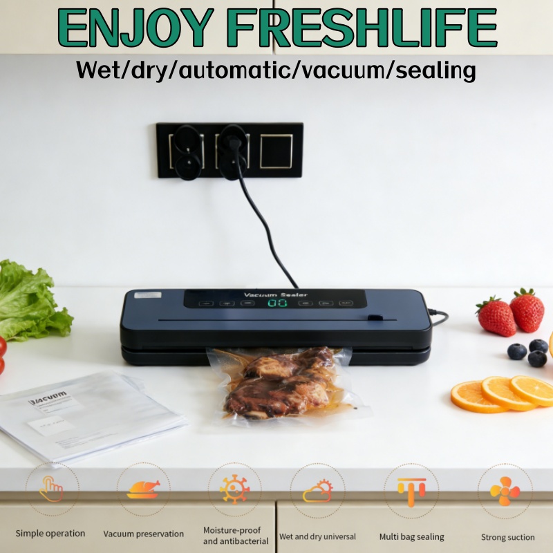 2026 6-in-1 Automatic Electric - Food Vacuum Sealer Machine 评论和价格