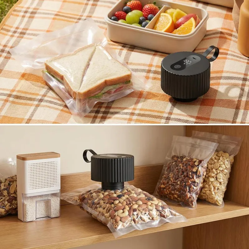 3‑in‑1 Handheld Electric Mason - Food Vacuum Sealer Machine 评论和价格