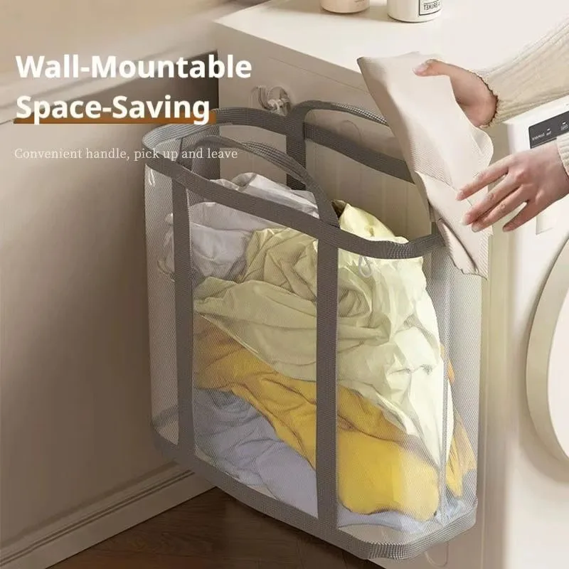 Mesh Laundry Basket Nylon With - Laundry 评论和价格
